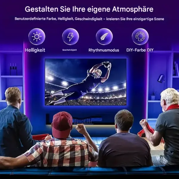 5M LED-Farbwechsel-Lichtstreifen – Perfekt für jede Gelegenheit! – Bild 7