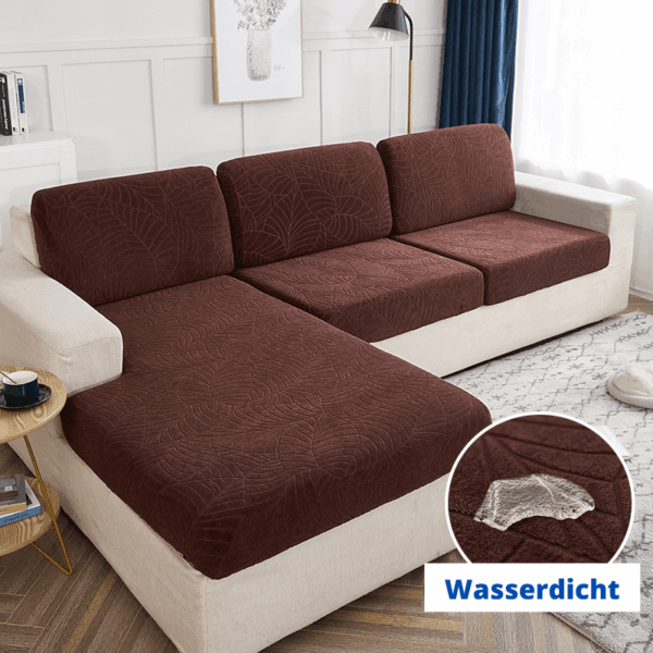 Wasserdichte und elastische Jacquard-Sitzkissenbezug – Bild 2