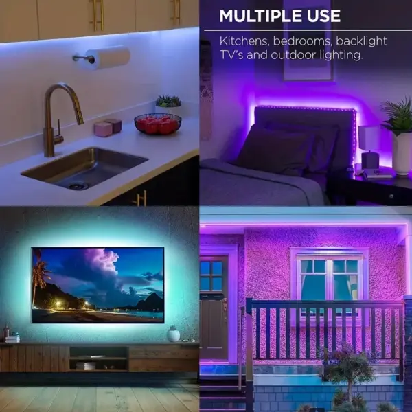 5M LED-Farbwechsel-Lichtstreifen – Perfekt für jede Gelegenheit! – Bild 4