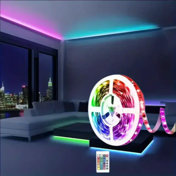 5M LED-Farbwechsel-Lichtstreifen – Perfekt für jede Gelegenheit! – Bild 5