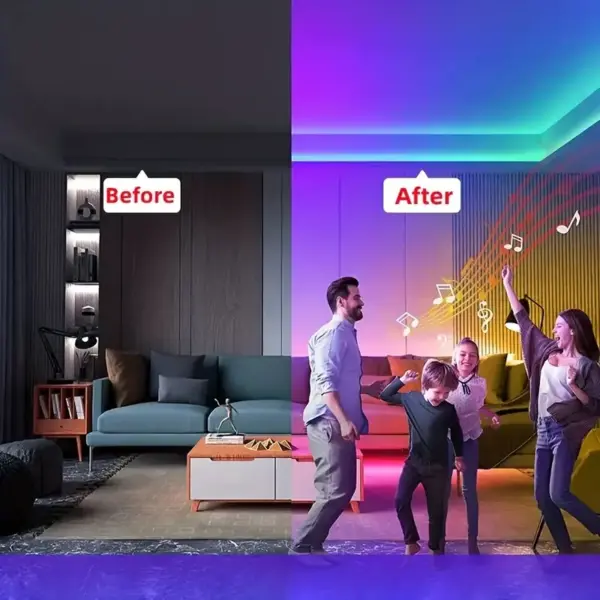 5M LED-Farbwechsel-Lichtstreifen – Perfekt für jede Gelegenheit! – Bild 6