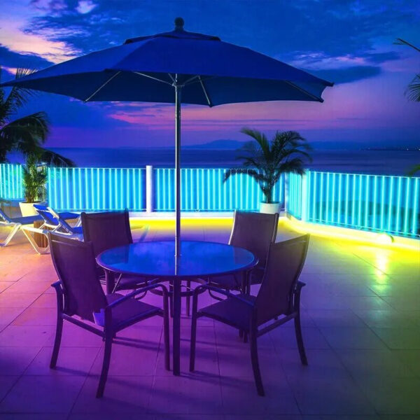 RGB-Neonlichter 5m, 10m, 15m - für Gartenparty im Freien – Bild 5