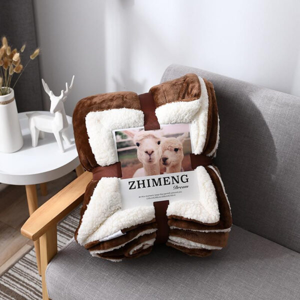 Gemütliche Sherpa-Decke – Bild 12