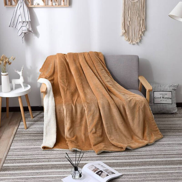 Gemütliche Sherpa-Decke – Bild 7