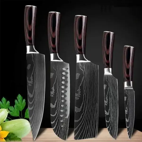 Professionelle japanische Messerset – Bild 8