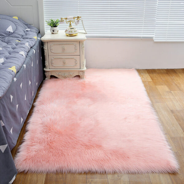 Flauschige Schlafzimmer-Teppiche, ultraweicher Kunstpelz-Teppichbereich – Bild 8
