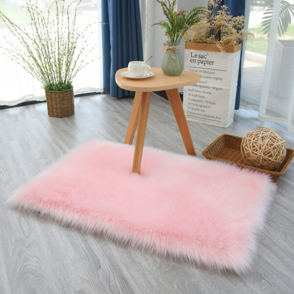 Flauschige Schlafzimmer-Teppiche, ultraweicher Kunstpelz-Teppichbereich – Bild 7