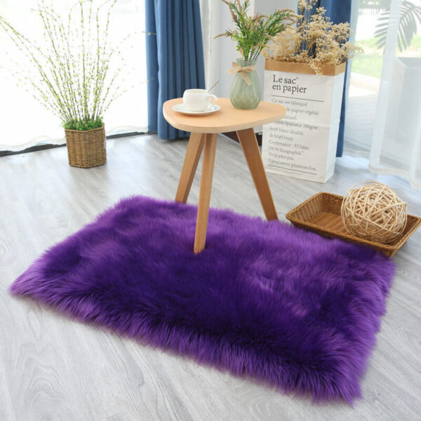 Flauschige Schlafzimmer-Teppiche, ultraweicher Kunstpelz-Teppichbereich – Bild 14