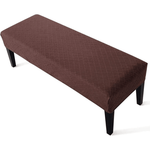 Stretch Jacquard Esszimmerbankbezüge – Bild 5