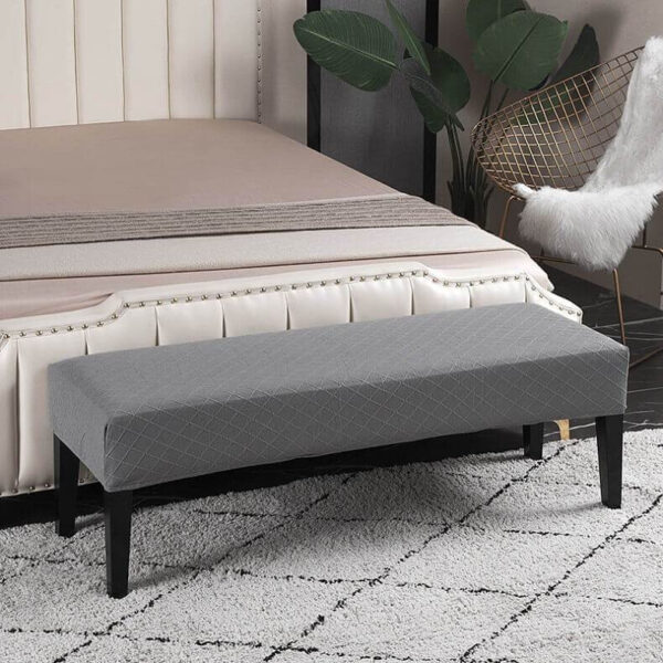 Stretch Jacquard Esszimmerbankbezüge – Bild 9