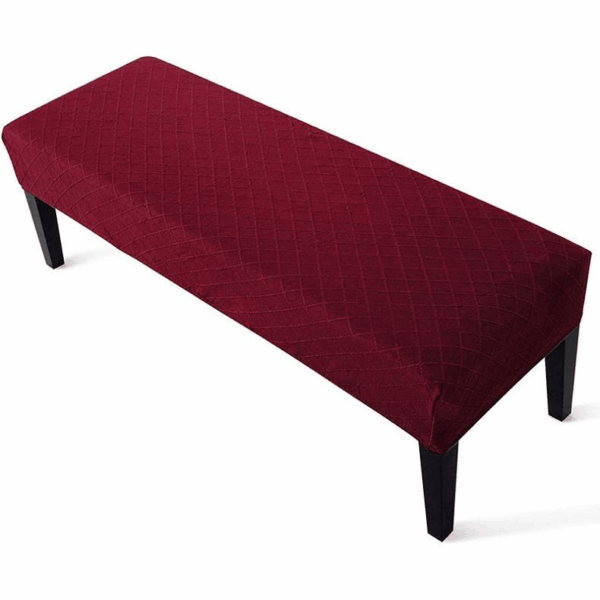 Stretch Jacquard Esszimmerbankbezüge – Bild 6