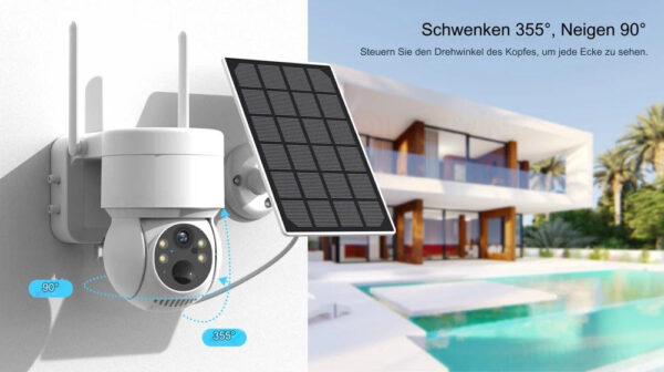 Wasserdichte drahtlose intelligente Überwachungskamera – Bild 5