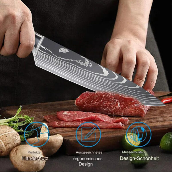 Professionelle japanische Messerset – Bild 7