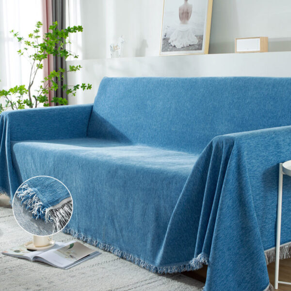 Staubdichte Sofaüberwürfe mit Quaste – Bild 7