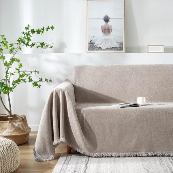 Staubdichte Sofaüberwürfe mit Quaste – Bild 5