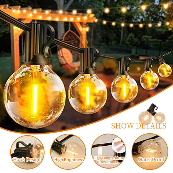 Wasserdichte Lichterketten für den Garten – Bild 7