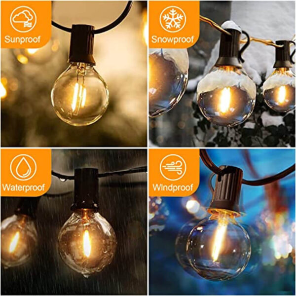 Wasserdichte Lichterketten für den Garten – Bild 8