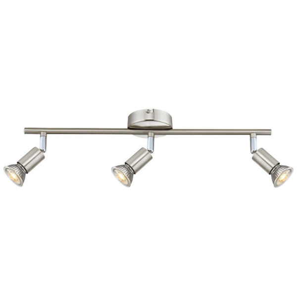 LED-Deckenstrahler 360° drehbar – Modernes Schienensystem, GU10, 1-6 Spots, Schwarz / Silbergrau, minimalistisch – Bild 12