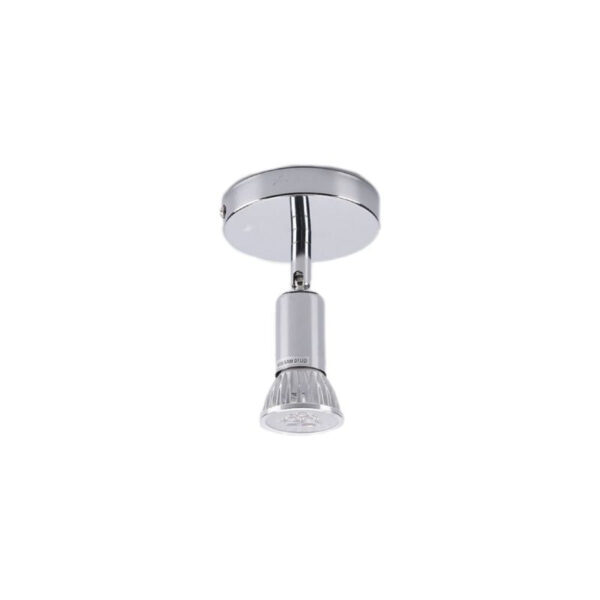 LED-Deckenstrahler 360° drehbar – Modernes Schienensystem, GU10, 1-6 Spots, Schwarz / Silbergrau, minimalistisch – Bild 10