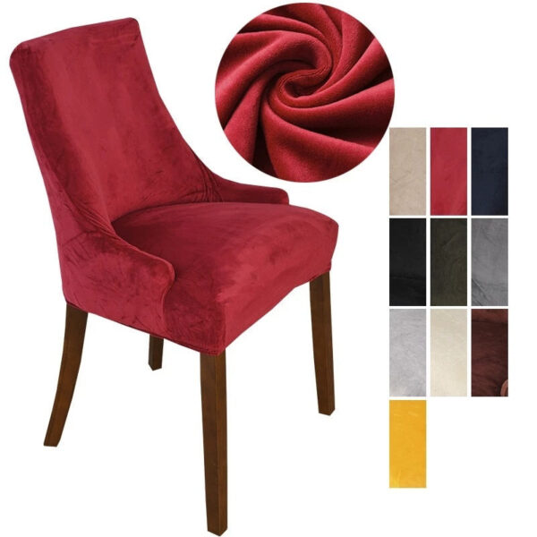Velvet Wing Chair Covers
