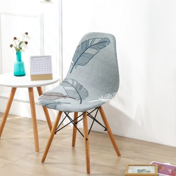 Bedruckte elastische Stuhlschalenbezüge – Bild 11