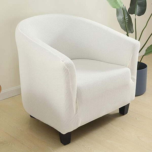Hohe Stretch 1-Stück Jacquard Clubsesselbezug für das Wohnzimmer – Bild 8