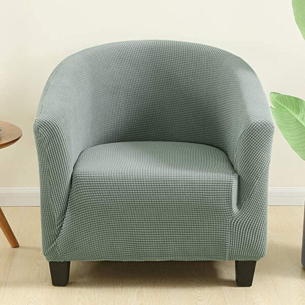 Hohe Stretch 1-Stück Jacquard Clubsesselbezug für das Wohnzimmer – Bild 2