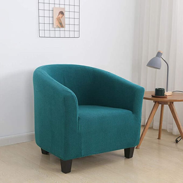 Hohe Stretch 1-Stück Jacquard Clubsesselbezug für das Wohnzimmer – Bild 3
