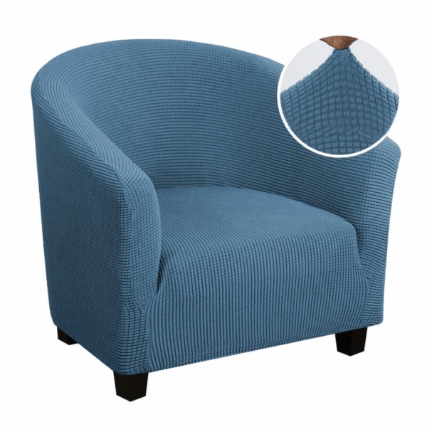 Hohe Stretch 1-Stück Jacquard Clubsesselbezug für das Wohnzimmer