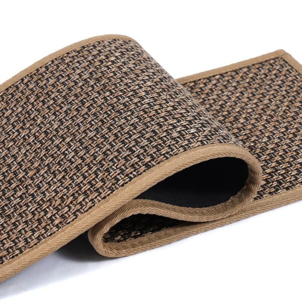 Leinen gewebt Non-Slip Treppenstufen Teppich 30 x 8 Zoll – Bild 4