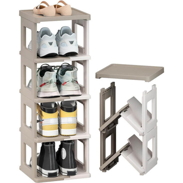 Schmales Schuhregal faltbar – Bild 3