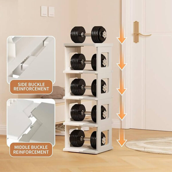 Schmales Schuhregal faltbar – Bild 6
