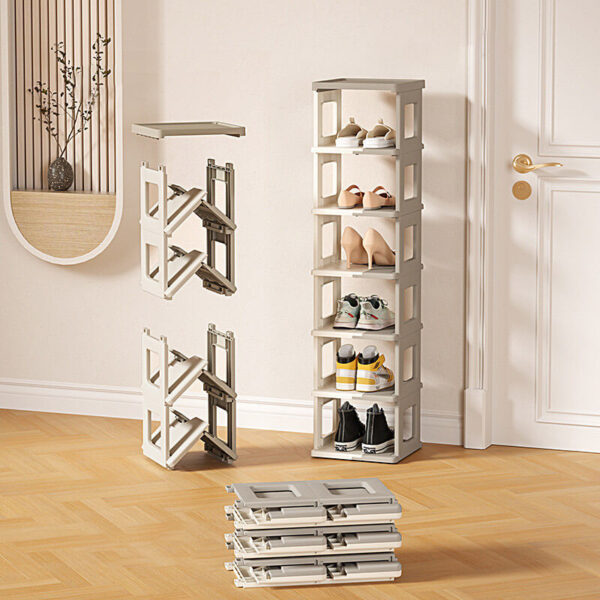 Schmales Schuhregal faltbar