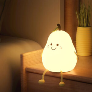 Cute Pear Night Light for Kids