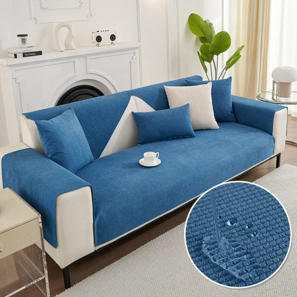 Wasserdichte Sofa-Abdeckung | Rutschfeste Baumwolltuch-Abdeckung – Bild 4