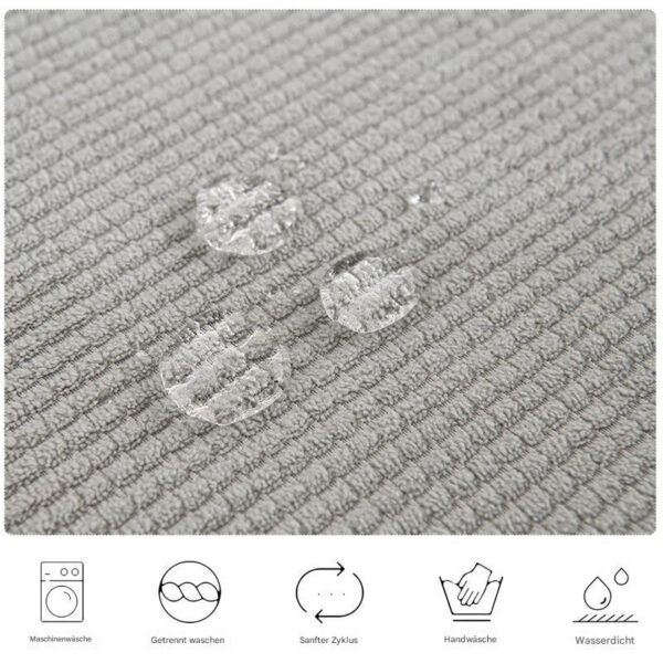 Wasserdichte Sofa-Abdeckung | Rutschfeste Baumwolltuch-Abdeckung – Bild 10