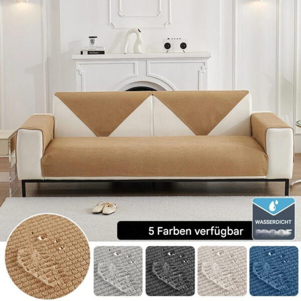 Wasserdichte Sofa-Abdeckung | Rutschfeste Baumwolltuch-Abdeckung – Bild 11