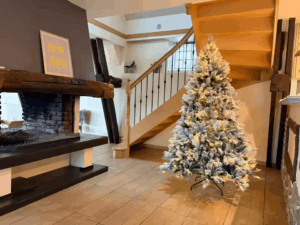 Künstlicher Weihnachtsbaum Schnee – 250 LEDs photo review