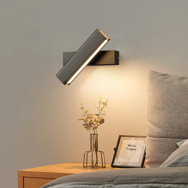 Moderne LED-Wandleuchte, 350° drehbar – Bild 7