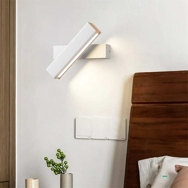 Moderne LED-Wandleuchte, 350° drehbar – Bild 8