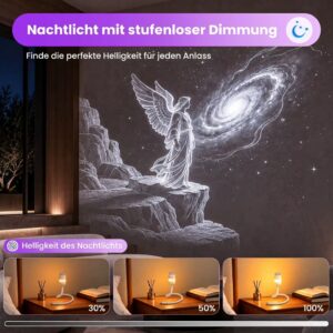2-in-1 Sternenhimmel Projektor LED Nachtlicht – Bild 7