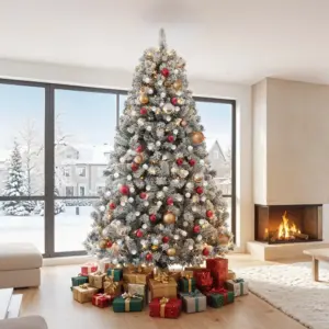 Künstlicher Weihnachtsbaum Schnee – 250 LEDs