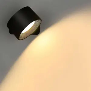 Alternative view of 360° doppelseitige magnetische LED-Wandlampe, wiederaufladbar mit Fernbedienung