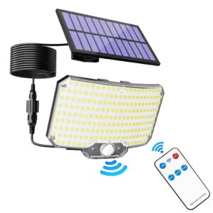 LED Solar-Außenstrahler mit Bewegungsmelder – 3 Lichtmodi